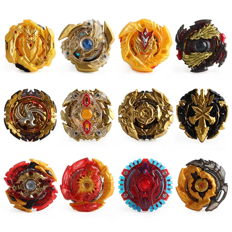 168-21b Gold Edition B131b129 12-Beyblade Спиннер ящик для хранения с мечом передатчик комбинация