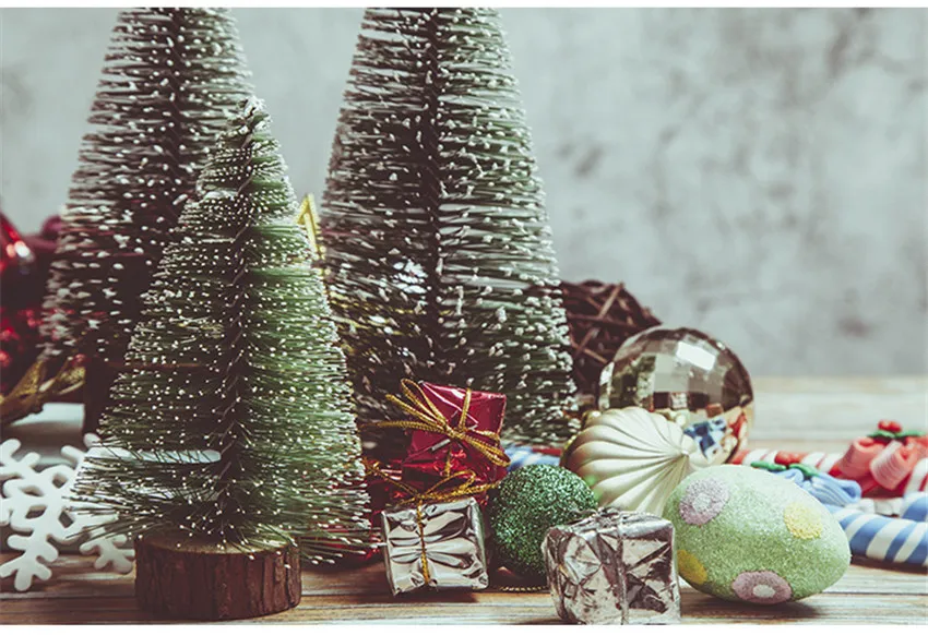 Рождественская елка arbol de navidad Новогодняя мини-елка маленькая сосновая елка adornos de navidad настольный мини Рождественский Декор