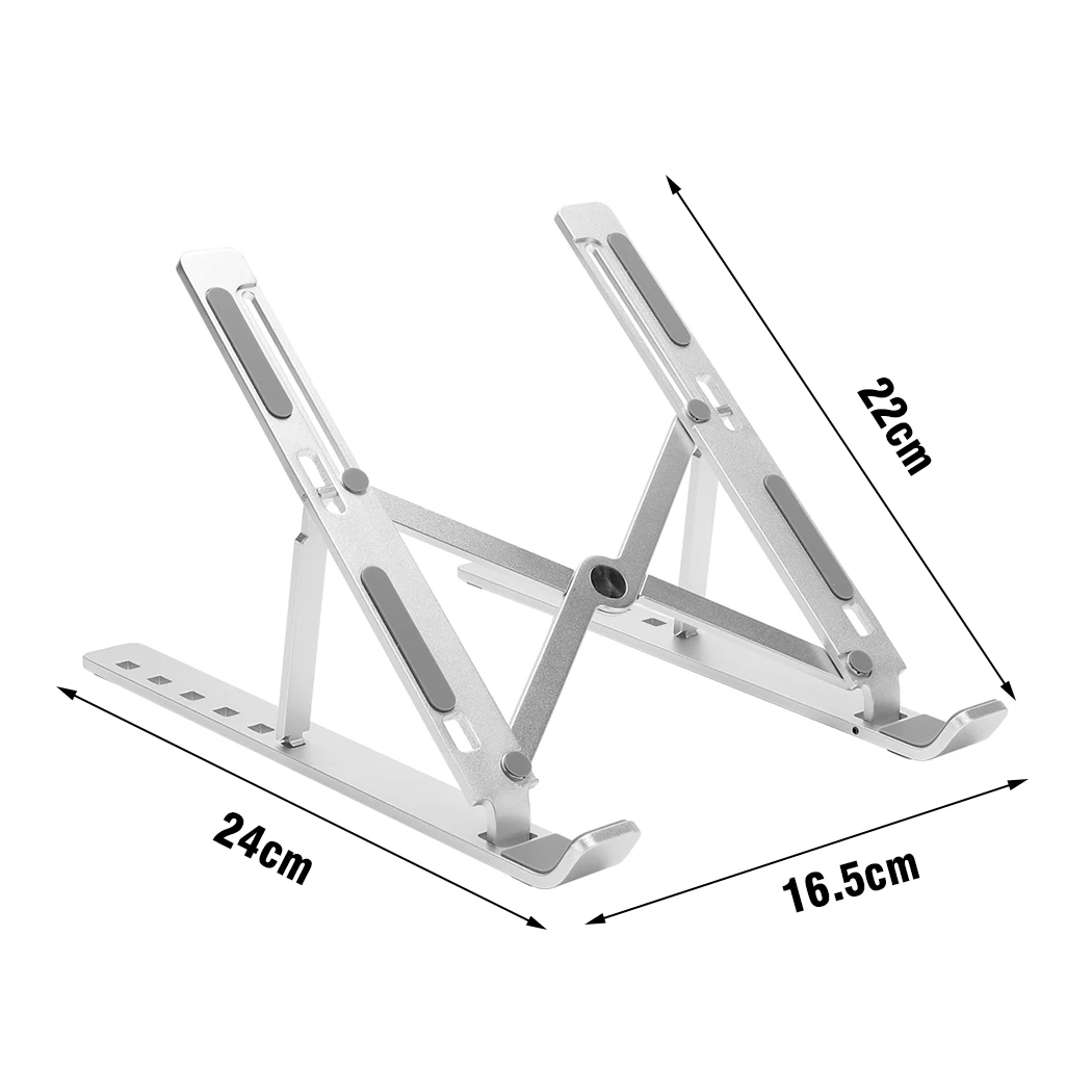 Foldable Portable Laptop Stand Adjustable Aluminum Tablet Holder 11'' to 15.6"