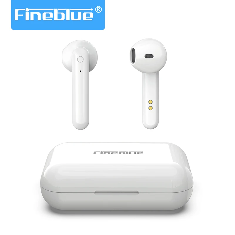 30 шт./лот Fineblue Tws беспроводные bluetooth-наушники 6D стерео супер бас двойной микрофон PK H1 чип i60 i80 i200 i500 i800 TWS