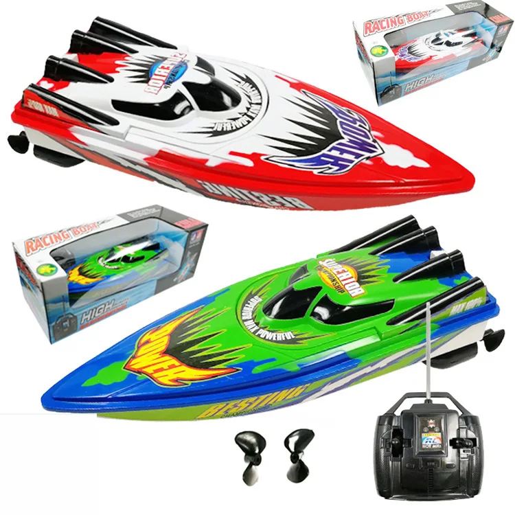 

Cross Border New Products Remote Control Boat 2.4G High-Speed Speedboat Double Motor Electric Remote Control Airship Children To