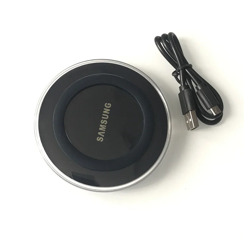Samsung 5V/2A Wireless Charger Adapter Qi Charge Pad For Galaxy Note 8 9 10 Plus S8 S9 S10 Plus S6 S7 Edge For Iphone 8 X XS XR