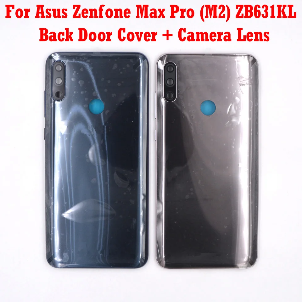 ZB631KL корпус для Asus Zenfone Max Pro(M2) ZB631KL задняя крышка батарейный отсек объектив камеры с кнопкой громкости питания