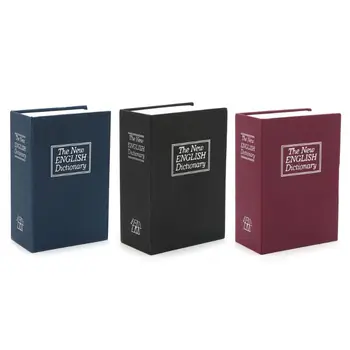 

Mini Home Security Dictionary Book Safe Cash Jewelry Storage Key Lock Box Hot