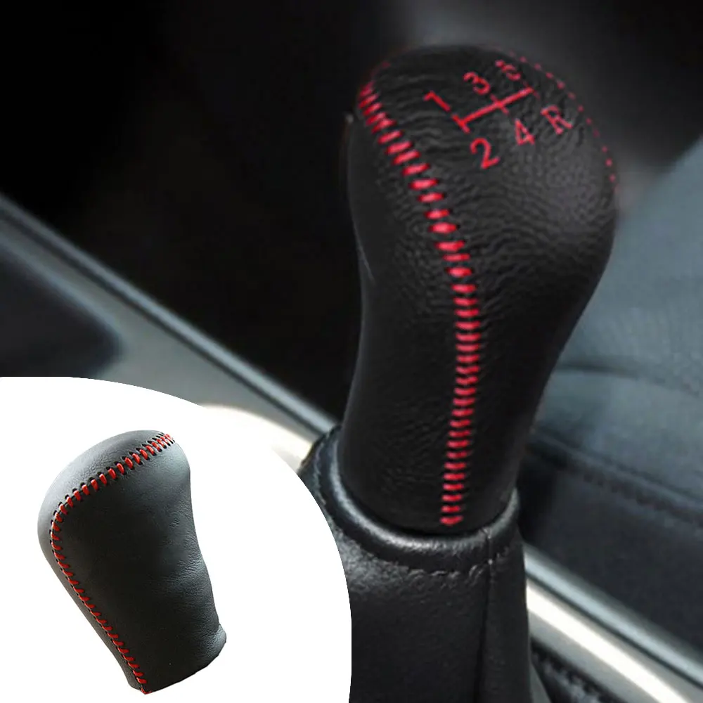 Кожаный чехол для рычага переключения передач Muchkey Nissan Sentra 2012-2018 Tiida 2011-2016 Sunny 2011-2015
