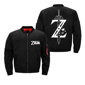 

MA1 Bomber Jacket pilot jackets male padded coat Autumn thin Coat Stranger things Print logo customized waterproof dropshipping