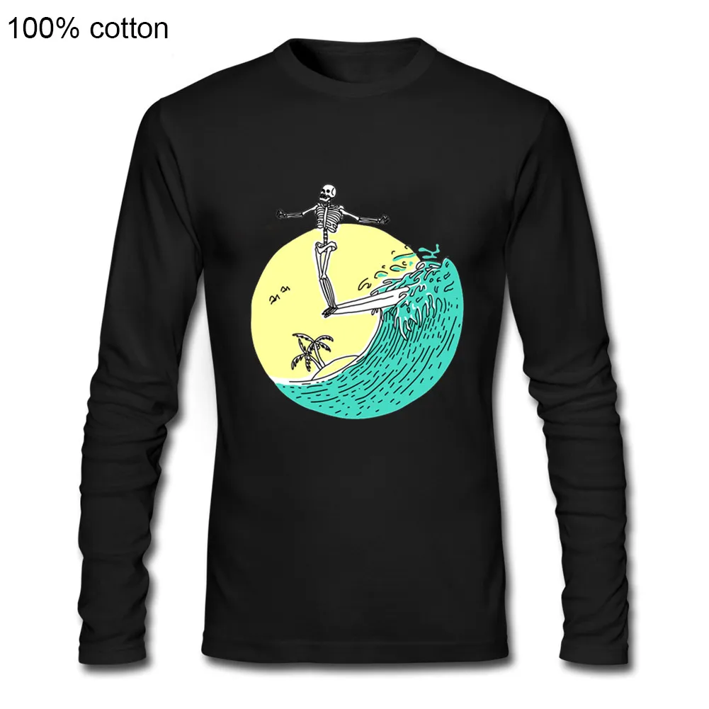 2019 Футболка с принтом серфинга черепа Иисуса футболка для западное побережье