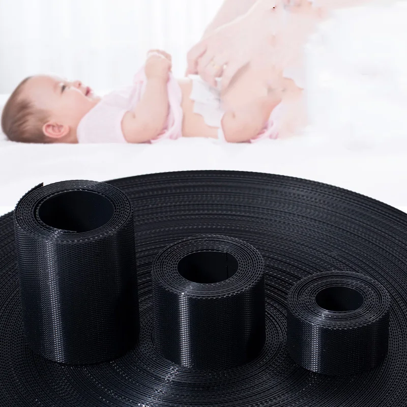 Super Thin Black & White Baby Soft Adhesive Tape for Kids - Hoop and Hook Fastener Sewing Accessories