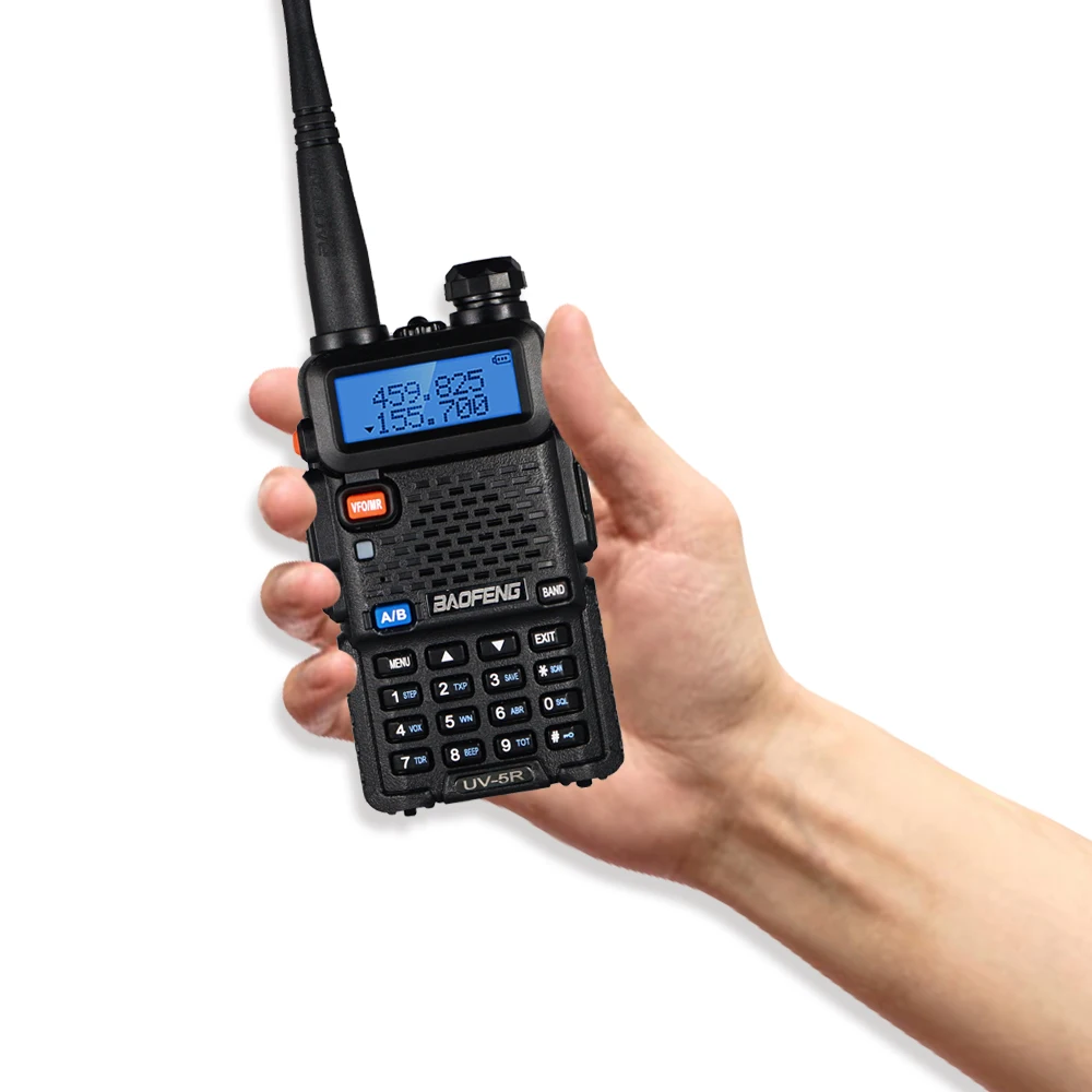 Рация Baofeng UV 5R Talkie 5W UV5R Двухдиапазонная портативная CB радиостанция VHF/UHF FM