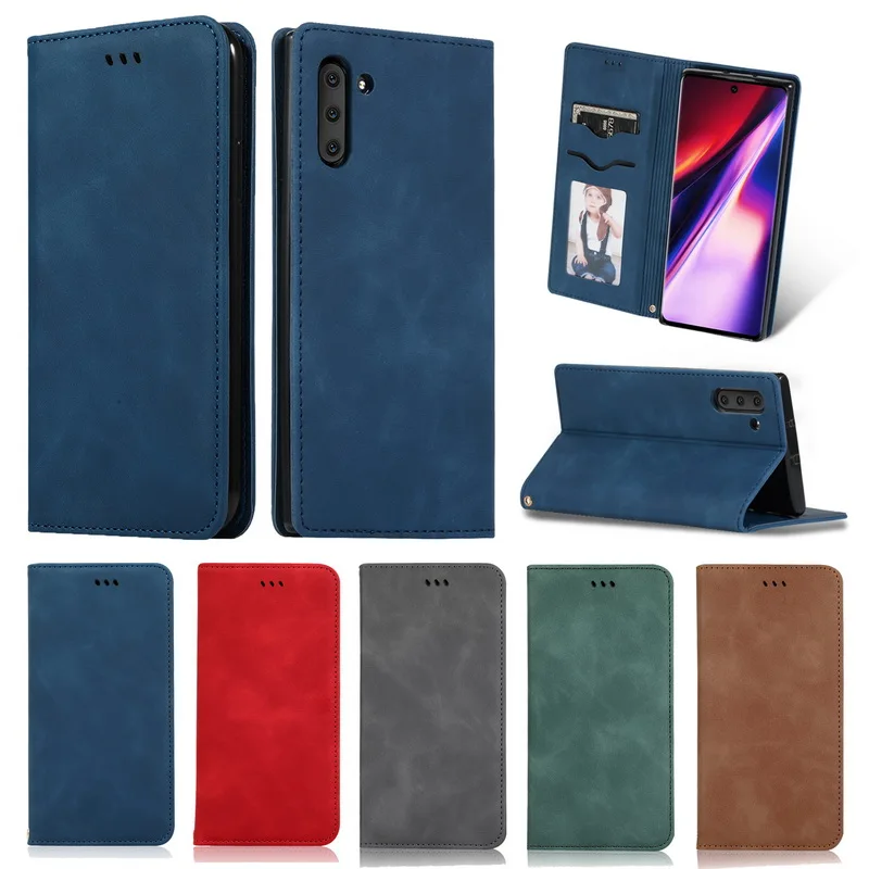 Кожаный чехол для samsung Galaxy A50 A70 A30 A60 A7 A9 A6 A8 плюс J4 J6 плюс M40 M30 M20 M10 Магнитный откидной Чехол-кошелек с подставкой