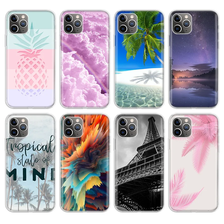 

Snowy Mountain Landscape Phone Case For Apple iPhone 11 Pro 6 6S 7 8 Plus + X 10 Ten XS MAX XR 5 5S SE Soft Phone Cover