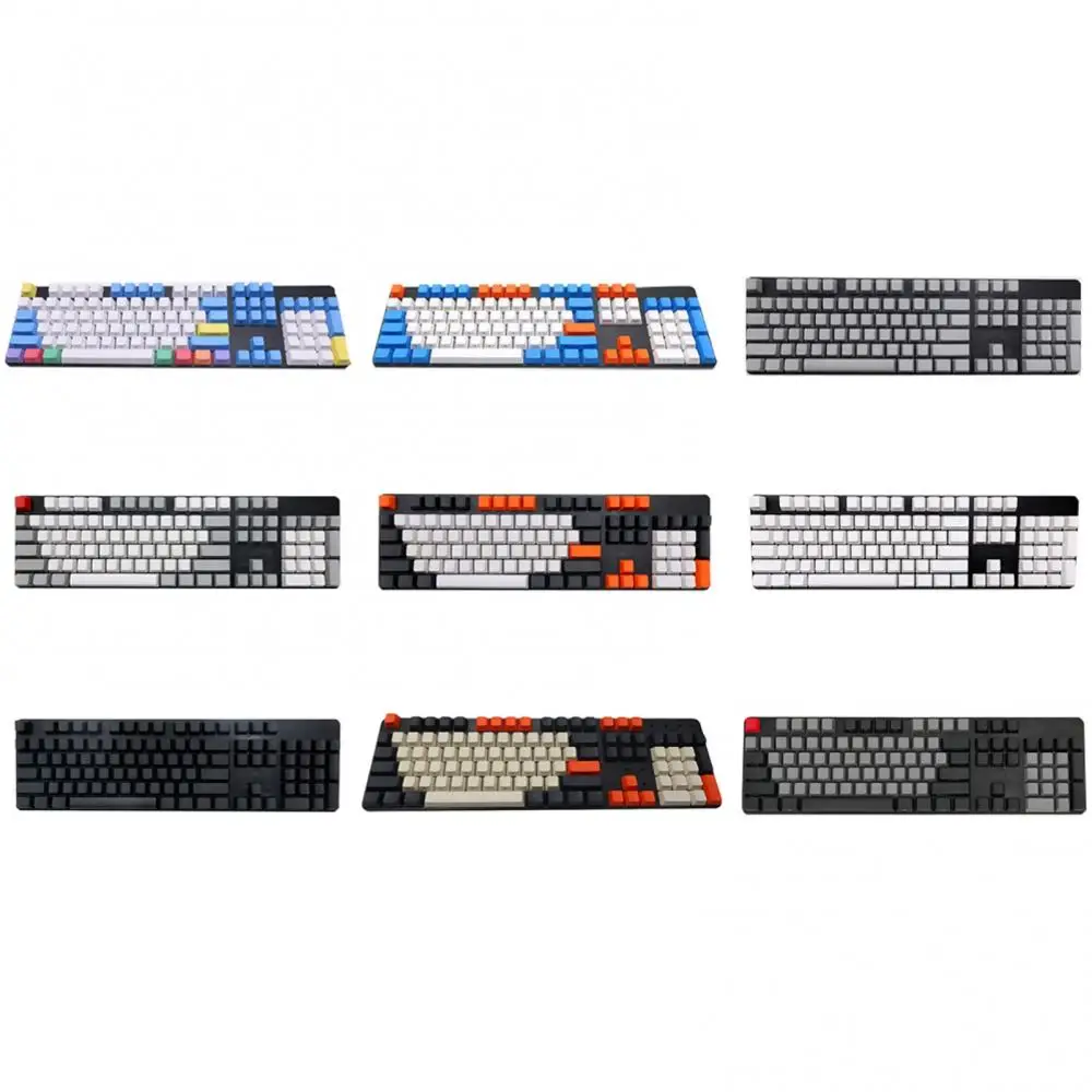Chaves Pbt Duplo Cor Keycap Coluna Universal para Ikbc Cereja mx Kailh Outemu Teclado Mecânico 108 - Imagem 2
