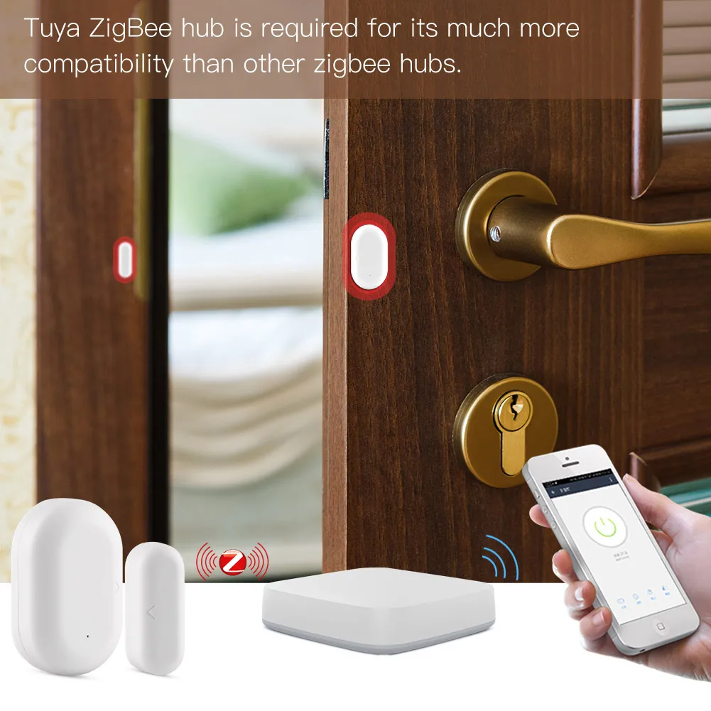 Tuya ZigBee-Smart Home Security Alarm System, Janela