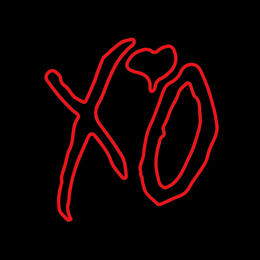 XO The Weeknd Fans Neon Sign Custom Handmade Real Glass Tube Beer Bar