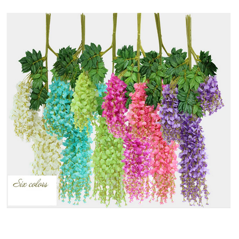 1 шт Свадебные украшения шелковая Цветочная Гирлянда Искусственный Цветок