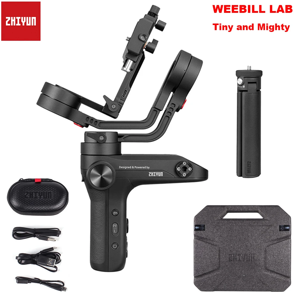 ZHIYUN Weebill лаборатории/Weebill S 3-Axis Беспроводной изображение трансм ручной Камера карданный Стабилизатор Для беззеркальных Камера OLED Дисплей - Цвет: Zhiyun Weebill Lab