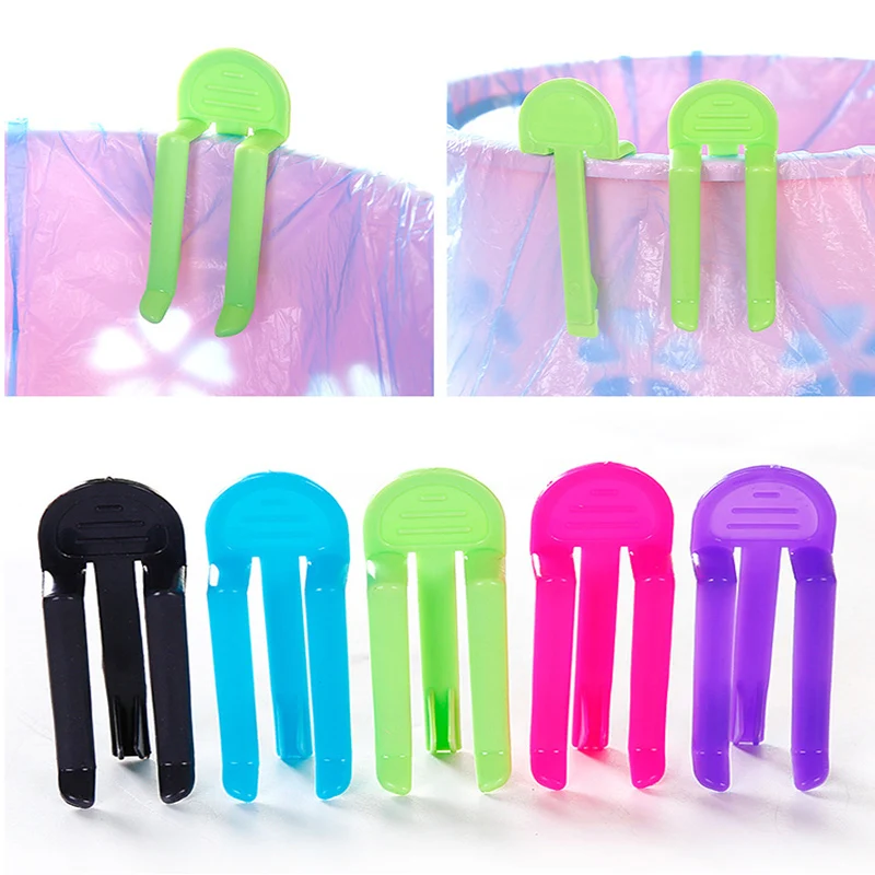 2 шт./компл. пластиковый зажим для мусорного пакета|Зажимы пакетов| |