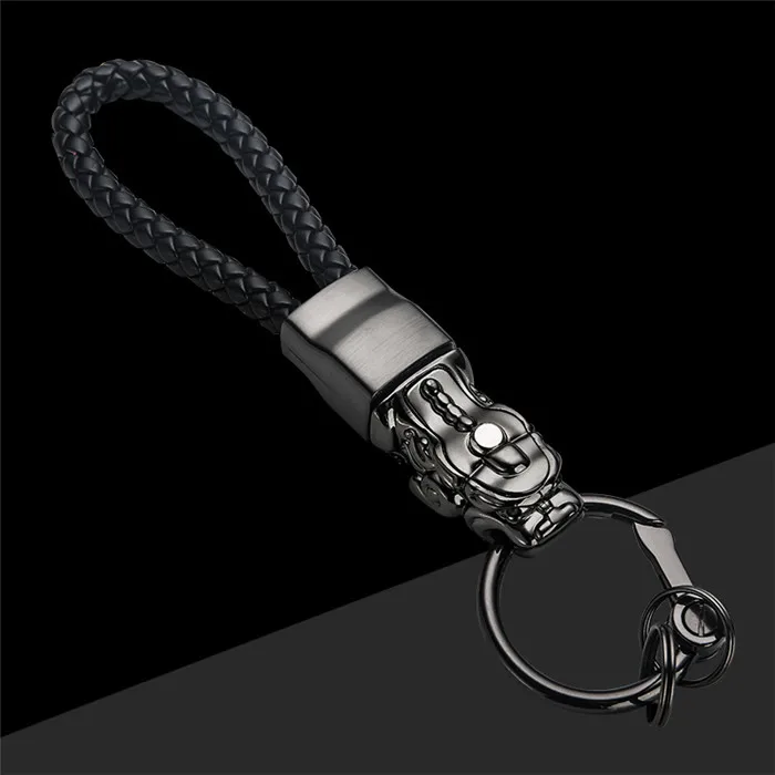 Black without box Брелок для ключей Автомобильный ключ держатель для Abarth Audi Nissan Peugeot Skoda автомобиль Volkswagen Kia smart Lexus брелок высокого класса аксессуары - Название цвета: Black without box