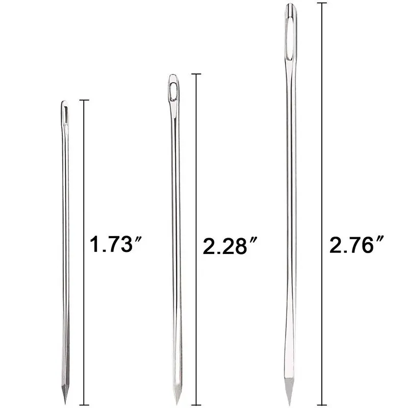 Description Picture 6 of itemLeather Needle Set Leather Crafts Sewing Needle Shoe Repair Needle Leather Hand Stitch Sharp Tool for Embroidery Stitching