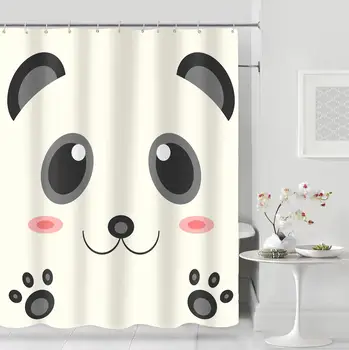 

Print Waterproof Shower Curtain Polyester Fabric Bath Curtain Octopus Washable Home Bath Decor Curtains Cartoon shower curtain