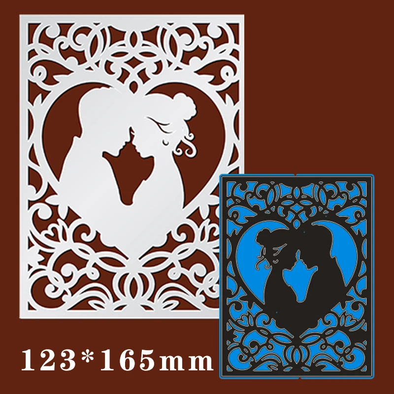  123*165mm Wedding Invitations new Metal Cutting Dies for card DIY Scrapbooking stencil Paper Craft  - 4000550096237