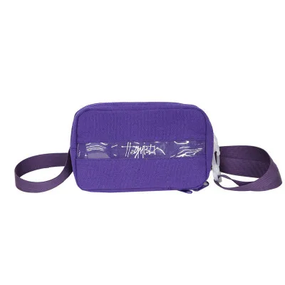 Purple DIGERUI Новая женская Повседневная Холщовая Сумка Наплечная Сумка модная нагрудная сумка трендовая мужская сумка через плечо сумка унисекс маленькая сумка - Цвет: Purple