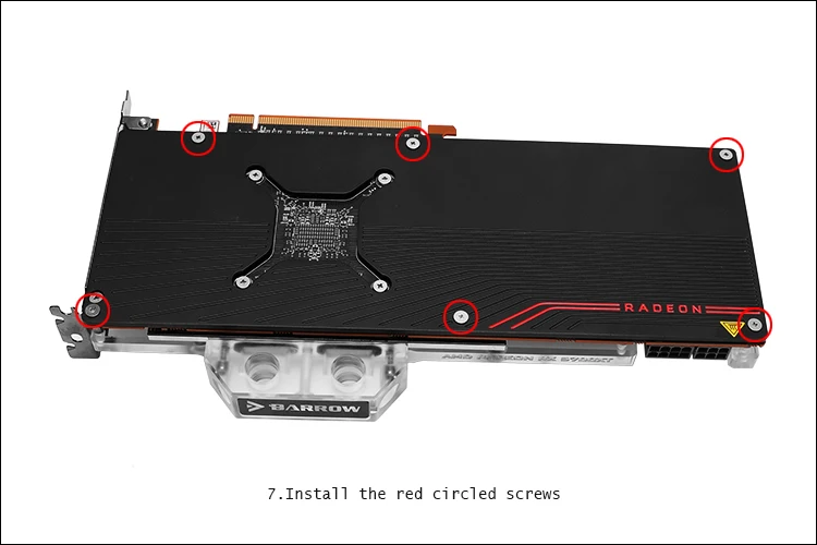 Блок водяного охлаждения Barrow GPU для AMD Radeon RX 5700 XT AsRock ASUS Radeon RX 5700 XT 8G поддерживает оригинальную BS-AMD570