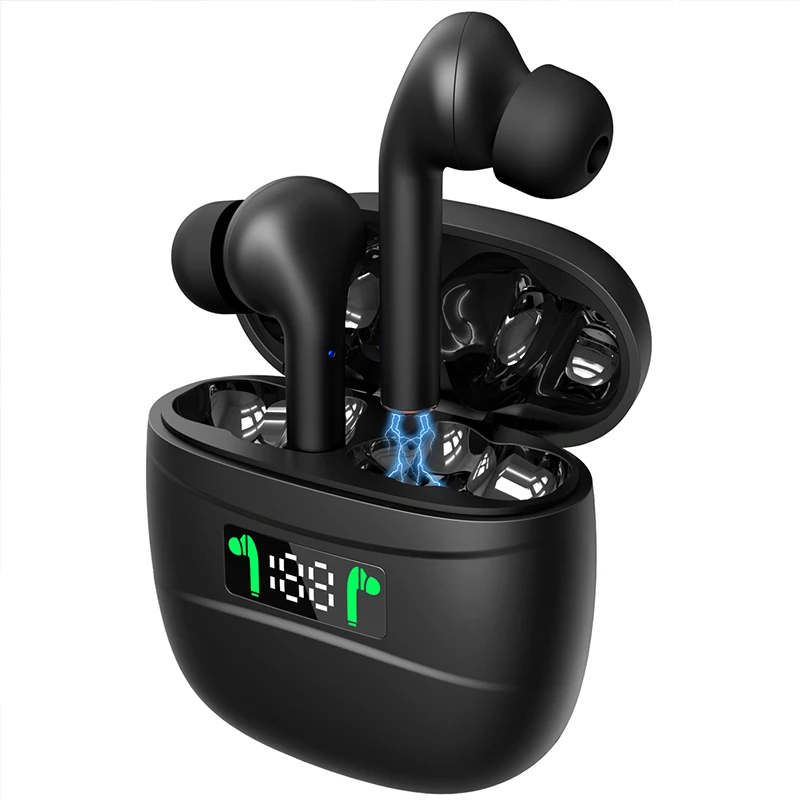 2020 New Tws Wireless Bluetooth Headset Sport Earphone Touch Control Bluetooth 5 1 LED Display Headphone For All Phone