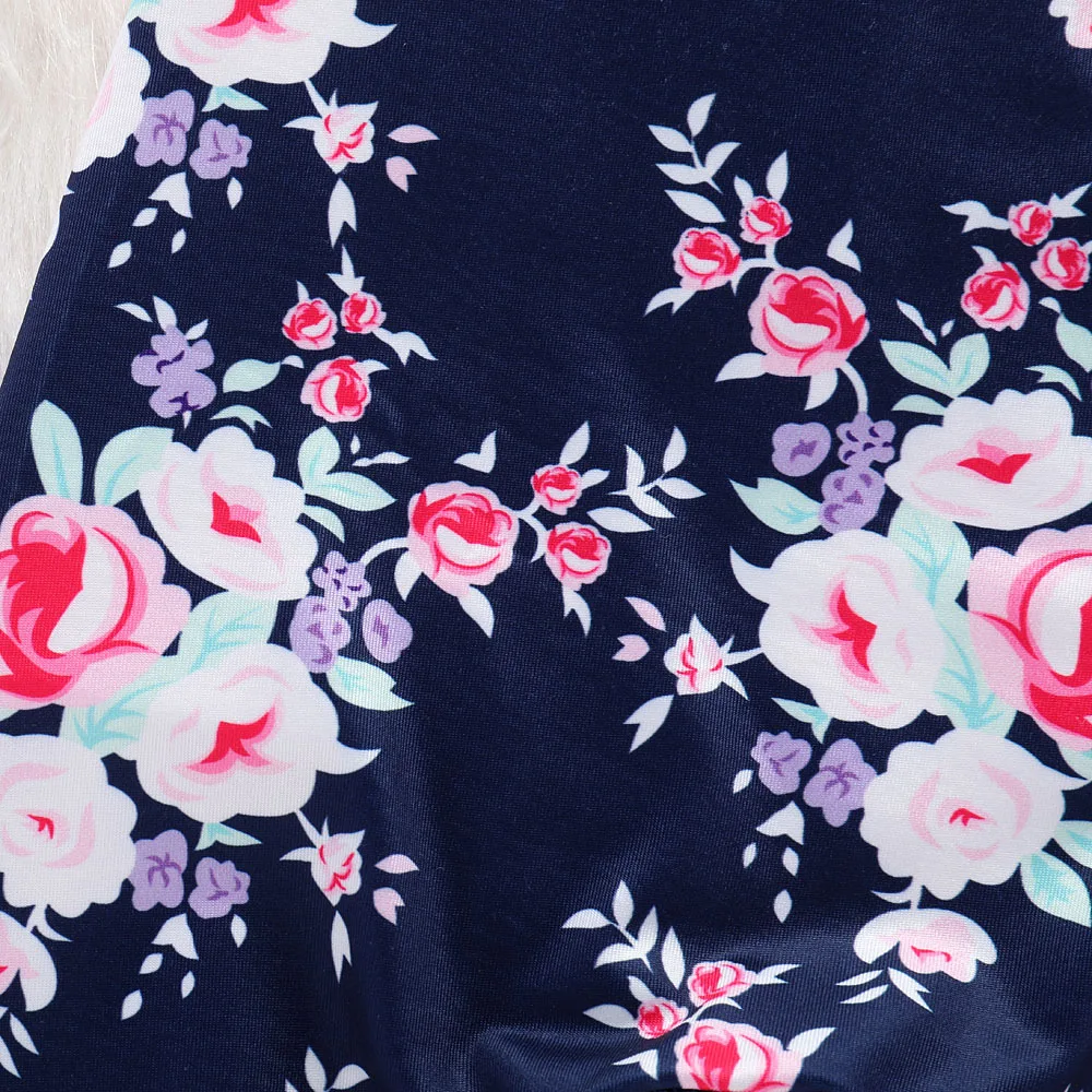 INS/Лидер продаж; AliExpress г.; летние брюки на подтяжках с цветочным принтом для маленьких девочек; маленькие кружевные брюки
