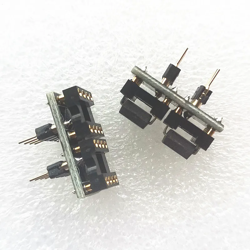 Single op amp to dual op amp socket Op adapter Gold-plated For AD797 NE5534 2 piece operational amplifier