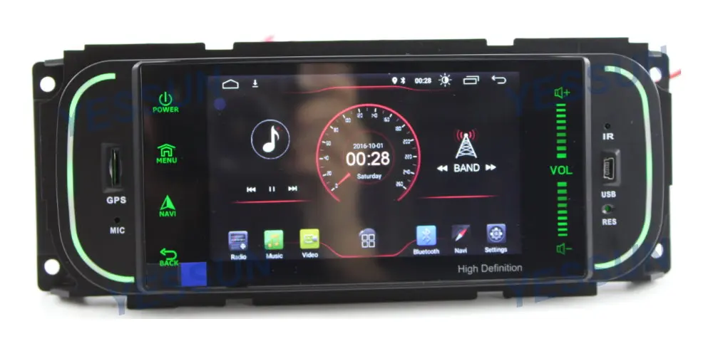 Автомобильная Радио gps навигационная система для Dodge Durango 2001 2002 2003 Android мультимедийная система HD экран дисплей Аудио Видео Стерео