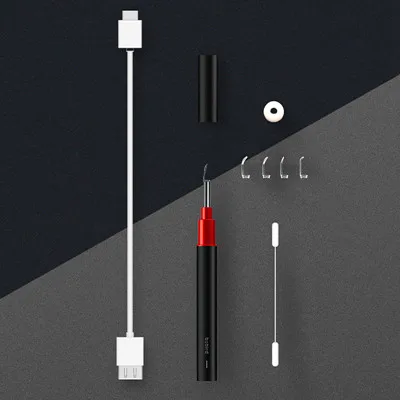 bebird-B1 Black Xiaomi bebird эндоскоп для очистки ушей, визуальная Ушная ложка 3,5 мм 300 Вт, мини-камера, ушной отоскоп, Бороскоп, набор инструментов для ушей - Цвет: bebird-B1 Black