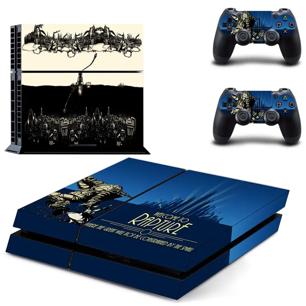BioShock PS4 Vinly Skin PS 4 стикер Play station 4 наклейки s наклейки Pegatinas Adesivo для консоли playstation 4 и 2 контроллера