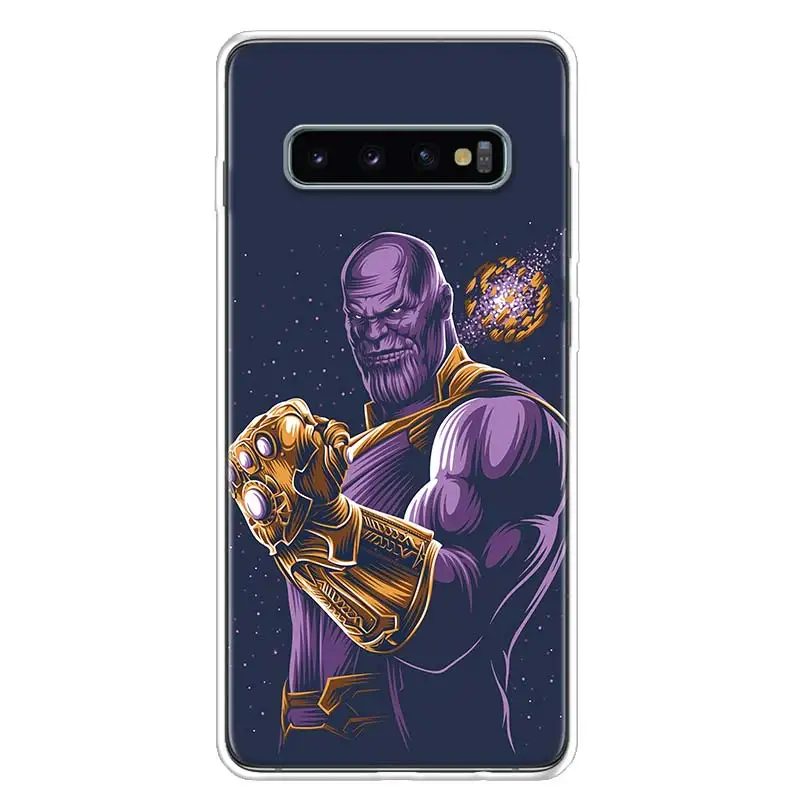 Thano Бесконечность перчатку крышка чехол для телефона для samsung Galaxy S10+ Note 10 9 8 S9 S8 J4 J6 J8 плюс S7 S6 корпус под плетенную сумку - Цвет: TW218-7