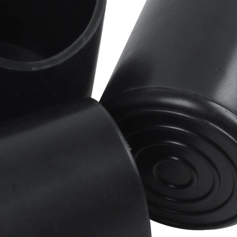

Rubber Furniture Crutch Feet Stool Chair Leg Tip Pad 4Pcs Black