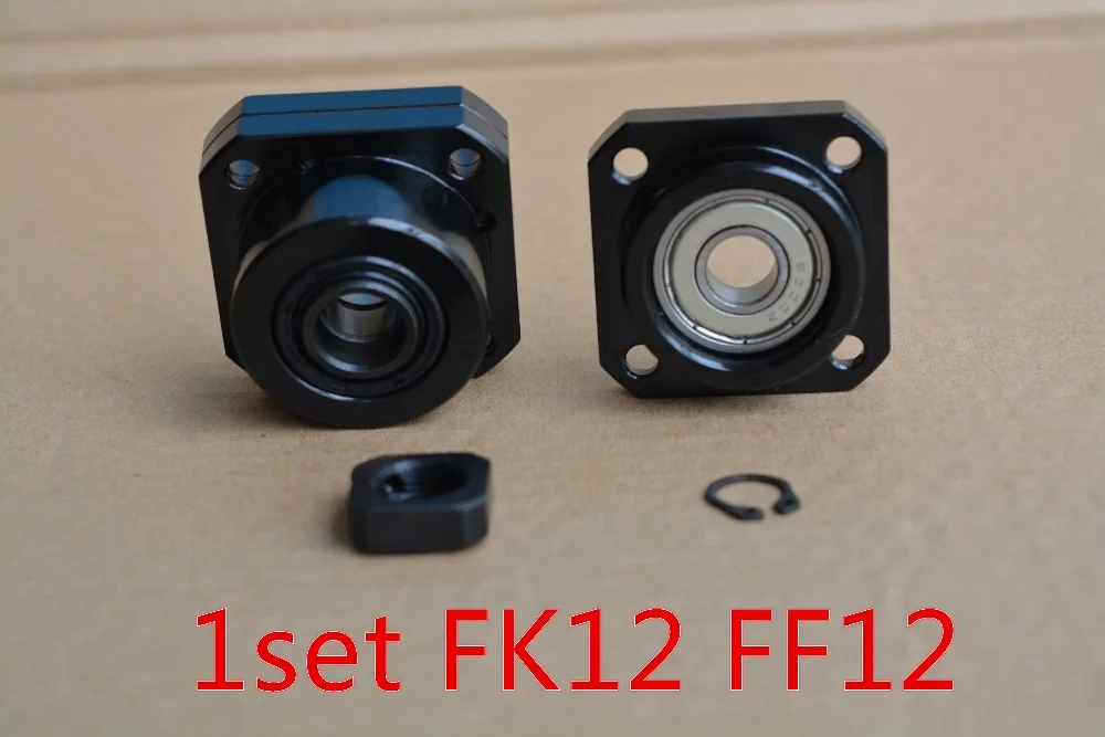 

FK12 FF12 SFU1605 Ballscrew Support FK12 and FF12 match use screw 16mm 1605 ballscrew end support cnc