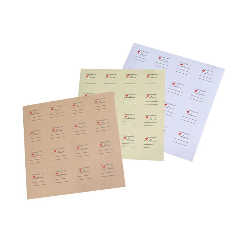 

160pcs/lot vintage simple Round Kraft paper white Stickers Accessories Scrapbooking Stickers School Stationery