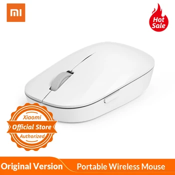 

Original Xiaomi Mi Mouse Wireless Mouse Portable Remote Wireless Optical RF 2.4GHz Dual Mode Connect Windows 7/8/10 Mac OS 10.8