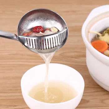 

Kitchenware 304 Stainless Steel Spoon Hot Pot Spoon Large Colander Long Handle Kitchen Utensils Kitchen Gadgets