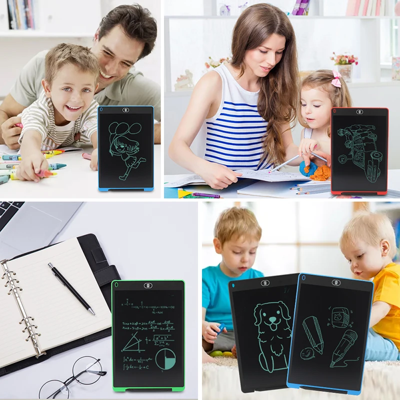LCD Writing Tablet Electronic Graphic Tablet For Drawing 12" 8." Art light Drawing Board Digital Tablet to Drawing Pad