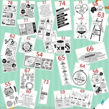 

Italian word Transparent Silicone Stamps Seal for DIY scrapbooking photo album Decorative clear stamp