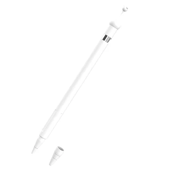 

Silicone Case Compatible for Pencil 1st Generation, Holder Sleeve Skin Pocket Cover Accessories with Nib Protector