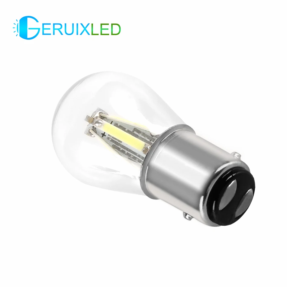 GERUIXLED 2 шт. 1156/BA15S(P21W) BAU15S(PY21W) BAY15S 1157/BAY15D BA15D BAX15D BAZ15D светодиодный лампы автомобиля поворотника светильник