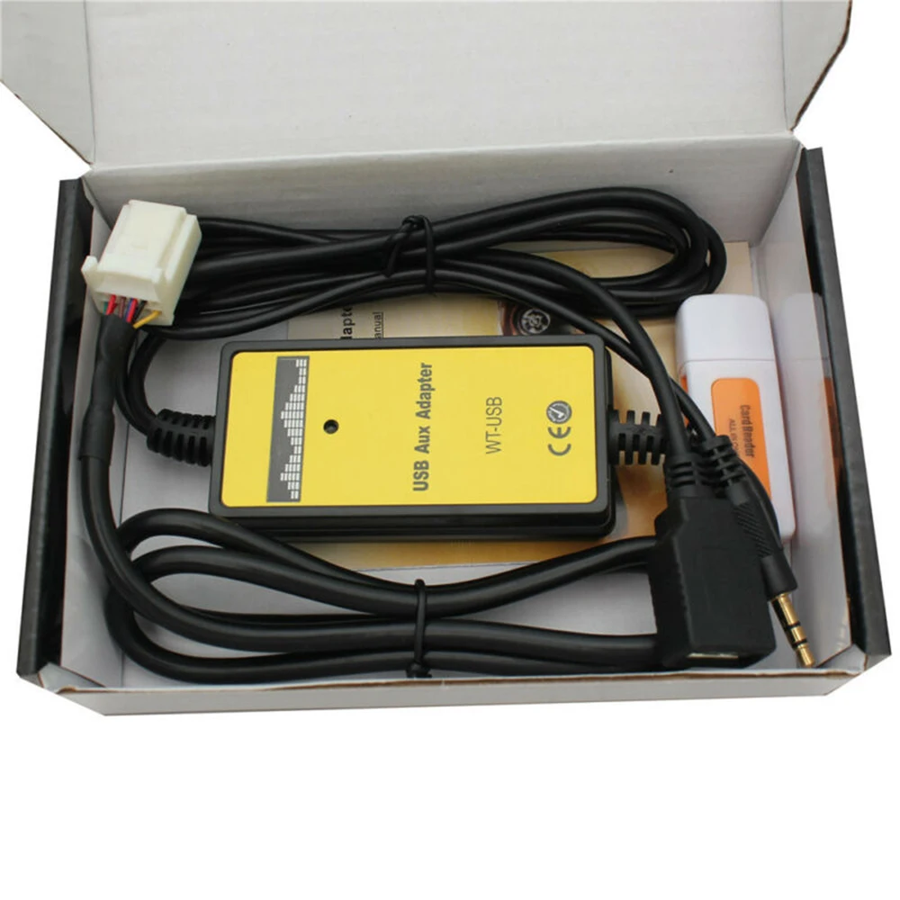 Авто MP3 плеер радио интерфейс Aux USB вход Адаптер Запчасти для Toyota Camry