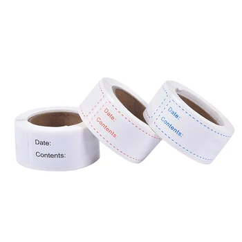 

150pcs/roll Removable Tags Easy Clean Date DIY Food Storage Home Kitchen Adhesive Refrigerator No Residue Freezer Label Stickers