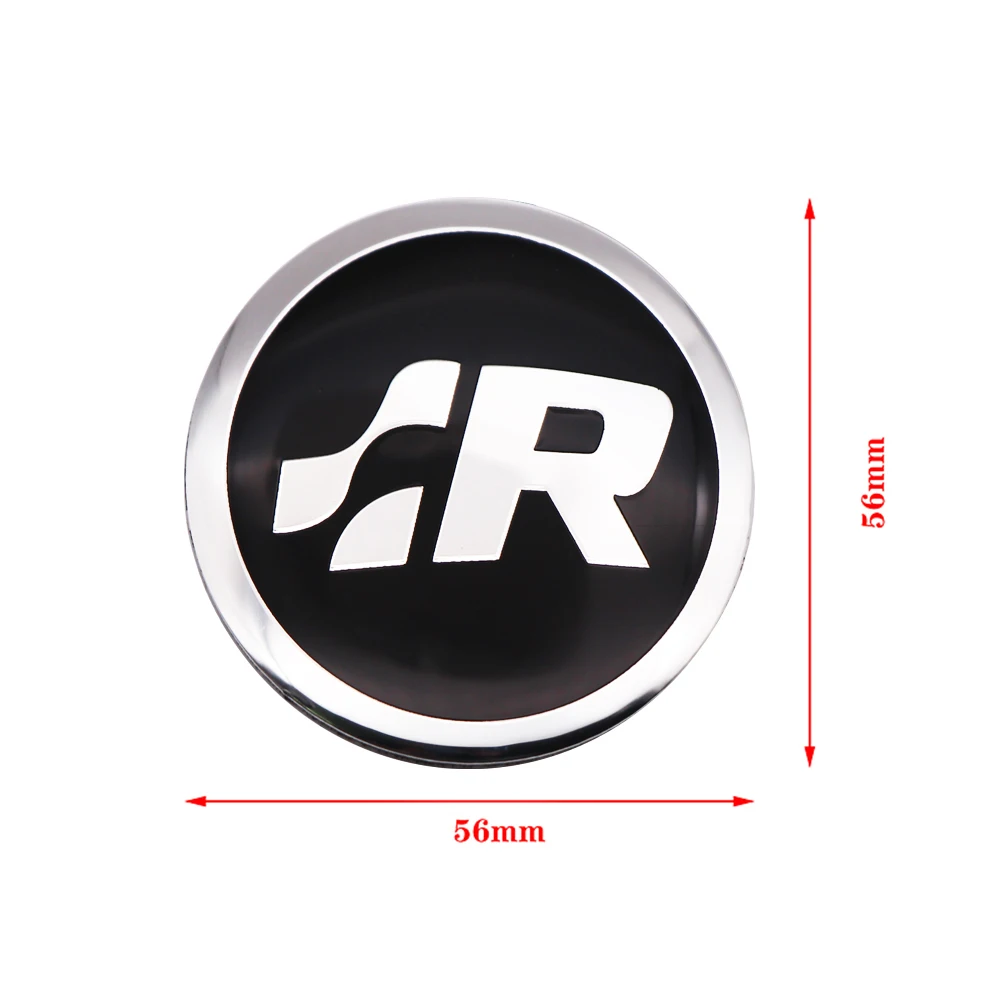4pcs-56mm-R-SR-Logo-Car-Steering-Wheel-Badge-Center-Hub-Sticker-For-VW-Volkswagen-Golf
