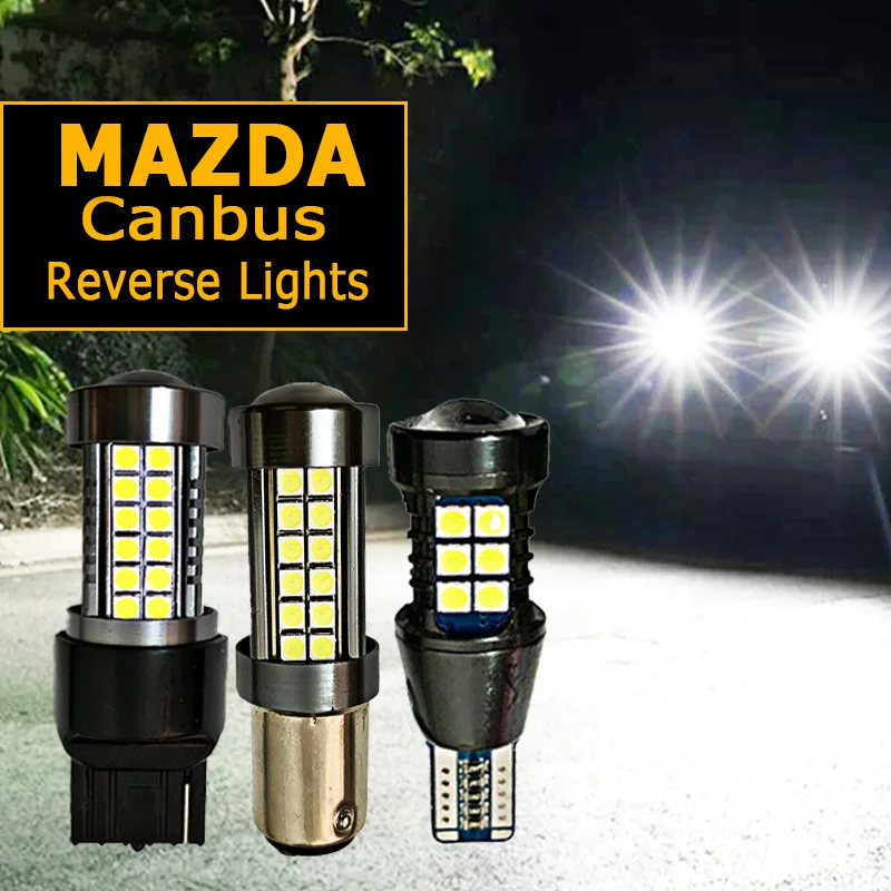 1 шт. светодиодный обратный светильник Canbus LED лампа для mazda 3 6 gg gh 2 8 5 cx rx8 cx7 323 Axela audi