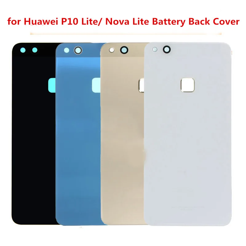 Стеклянная крышка для huawei P10 Lite/Nova Lite запасные части Huawei p10lite задняя аккумулятора