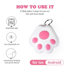 

Mini Smart GPS Tracker Key Finder Locator Wireless Bluetooth Anti Lost Alarm Sensor Device Tracker For Kids Pets Car Lugga
