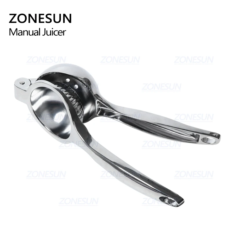 ZONESUN мини-соковыжималка из нержавеющей стали для цитрусовых, фруктов, апельсина, лимона, граната, Ручной пресс, ручная соковыжималка, лимон, пресс, машина